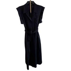 Linen Dress Rag & Bone Helena in Salute Blue MSRP $450